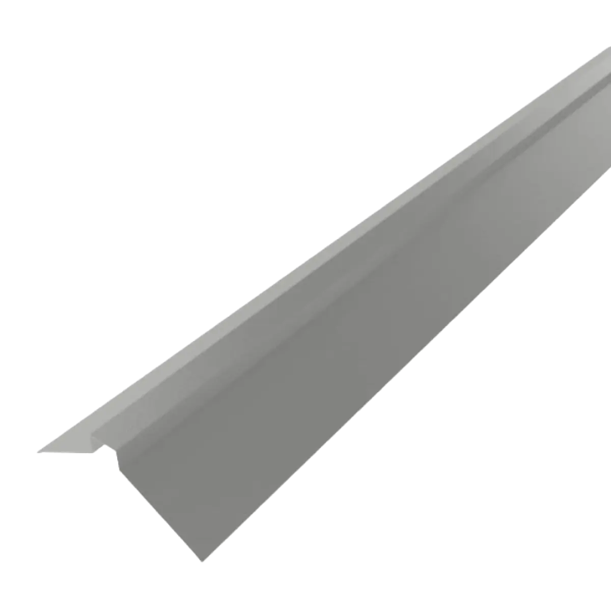 Faitière pour toiture joint debout Gris Clair brillant