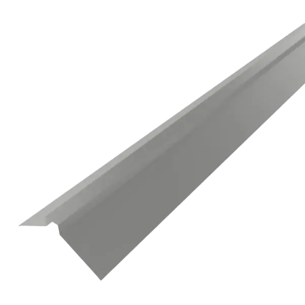 F14 Faîtière pour toiture joint debout Gris Brillant 9007