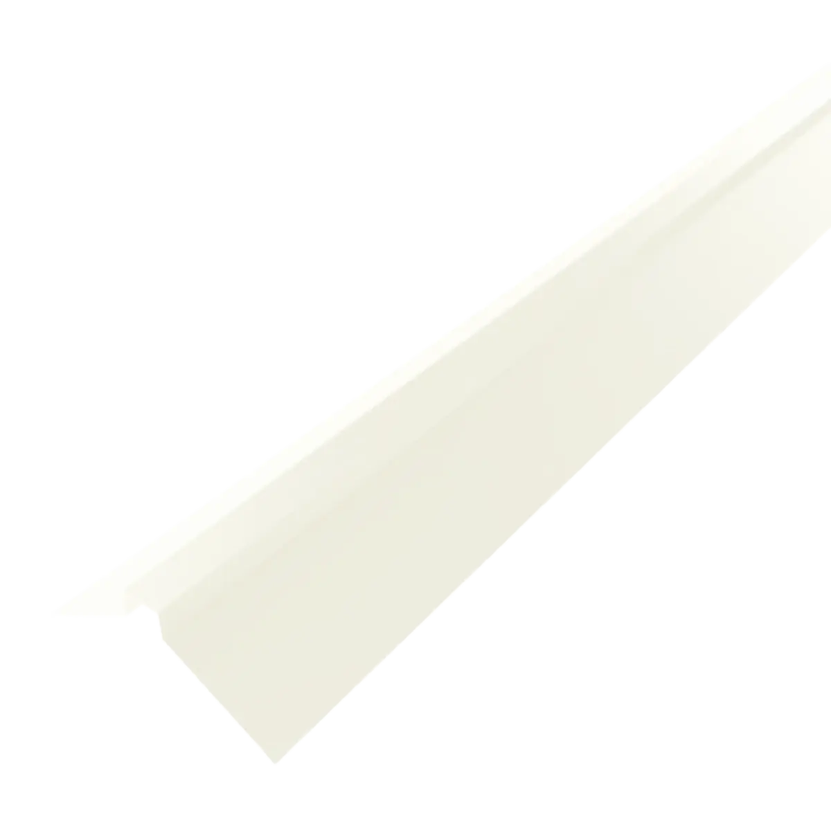 Faitière pour toiture joint debout Blanc brillant