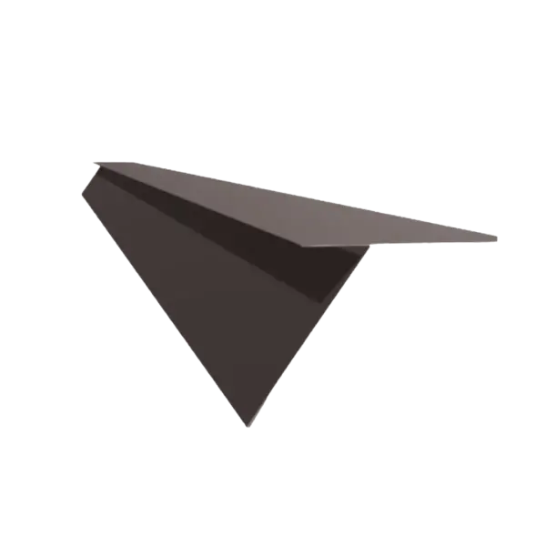 F21 Tôle de gouttière pour toiture joint debout brun gris mat 8019