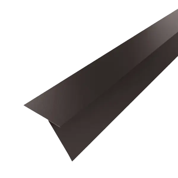 Tôle de gouttière pour toiture joint debout Brun Gris mat - 1