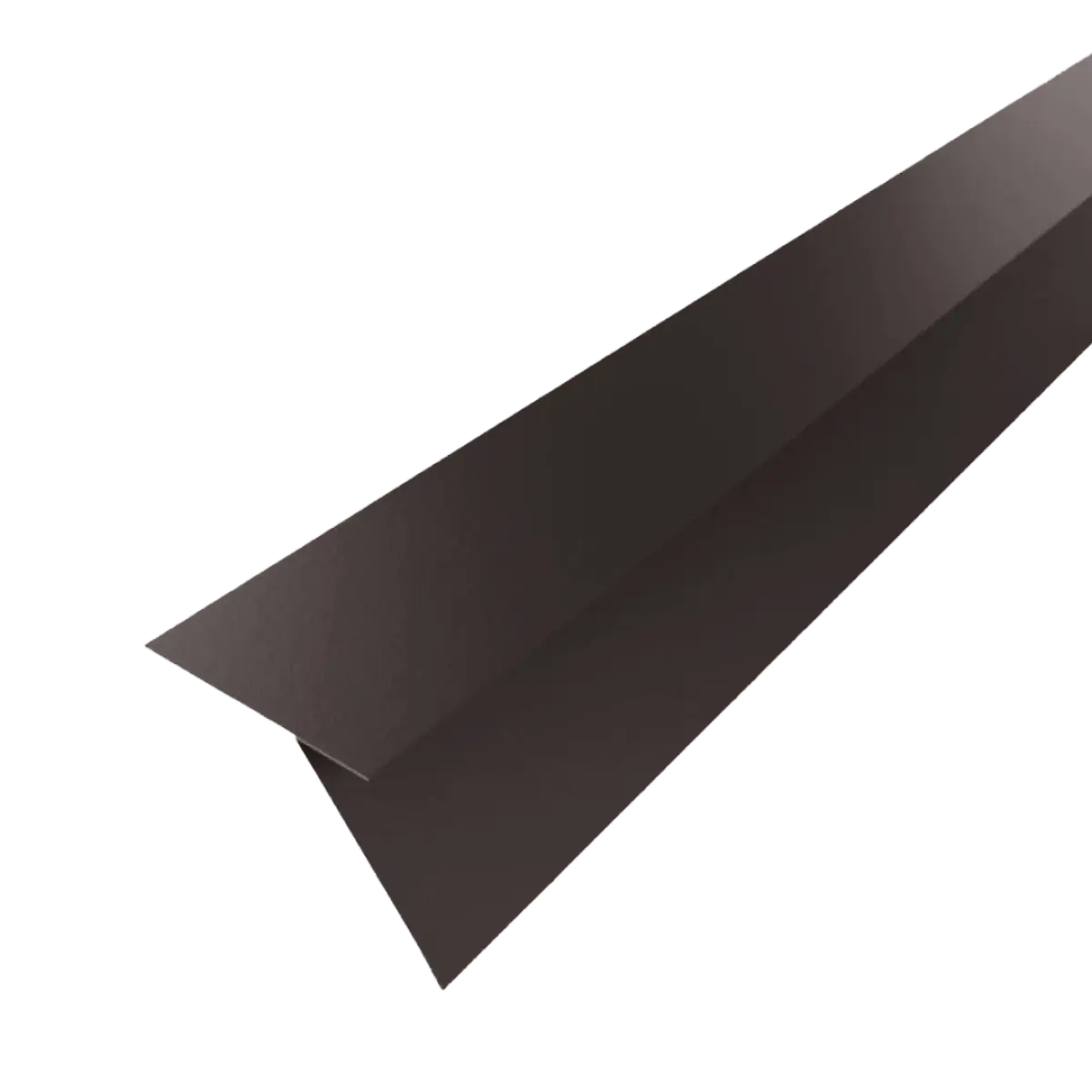 Tôle de gouttière pour toiture joint debout Brun Gris mat