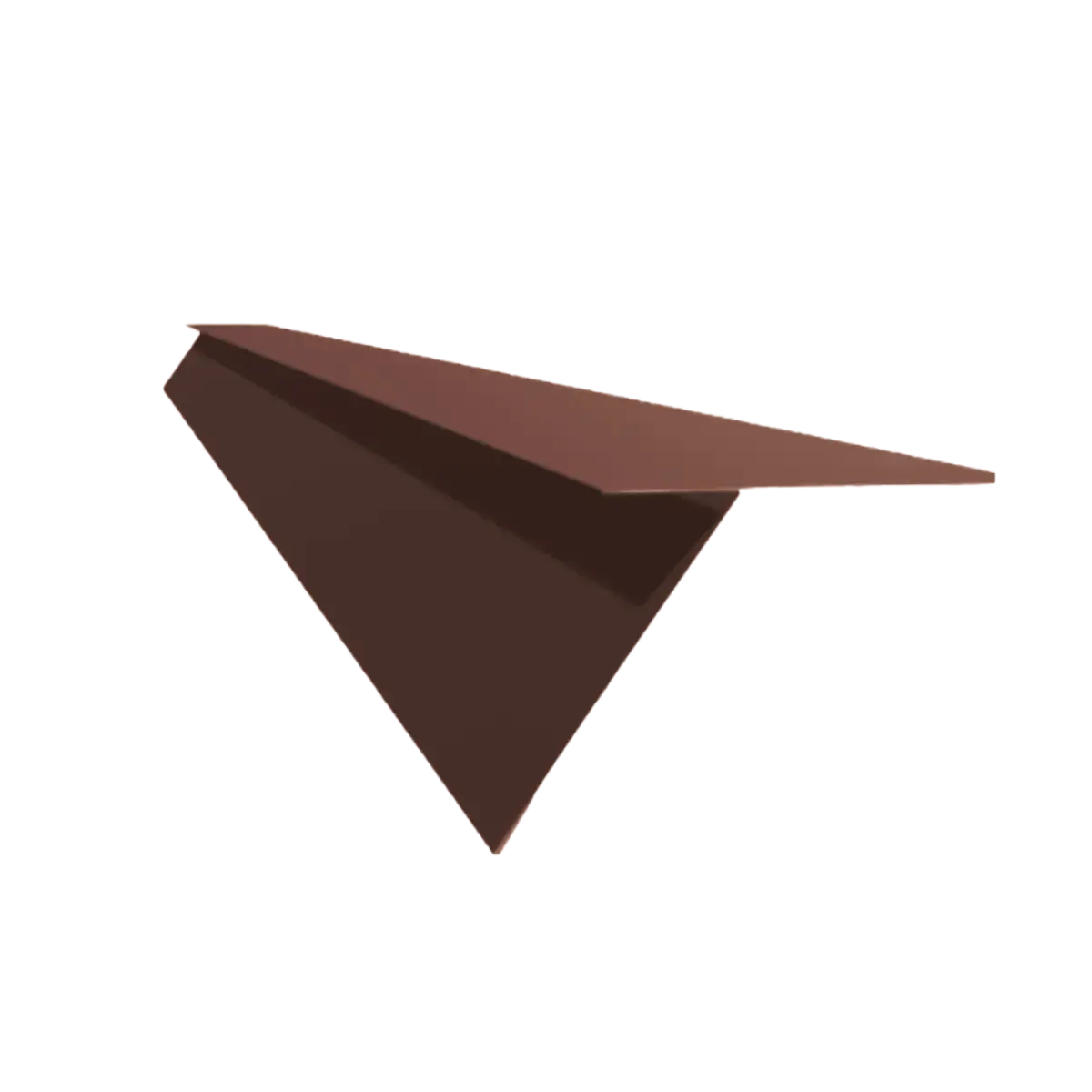 F21 Tôle de gouttière pour toiture joint debout marron mat 8017 2