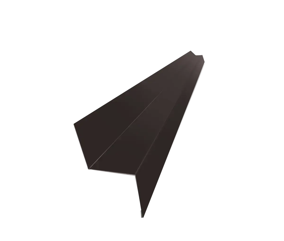 Bavette de rejet d'eau Brun Gris Mat - modèle large