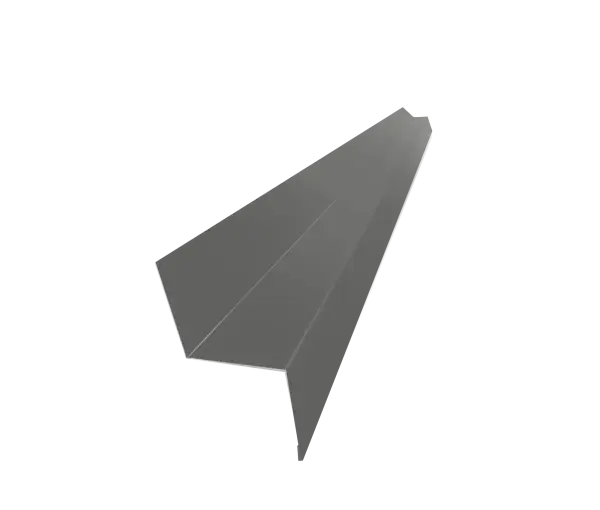 Bavette de rejet d'eau Gris Clair Brillant - modèle large