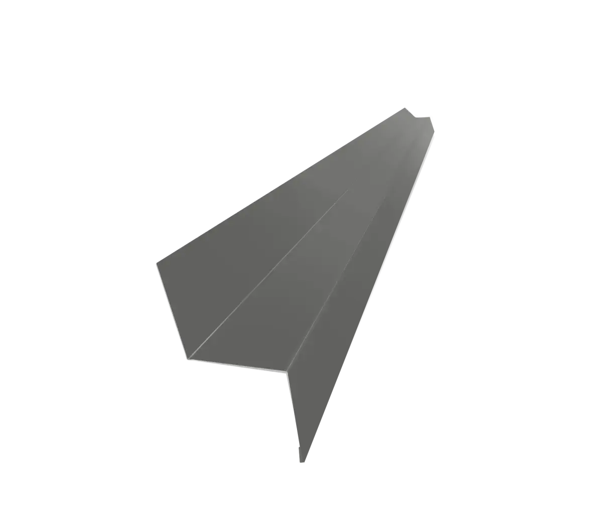 Bavette de rejet d'eau Gris Clair Brillant - modèle large