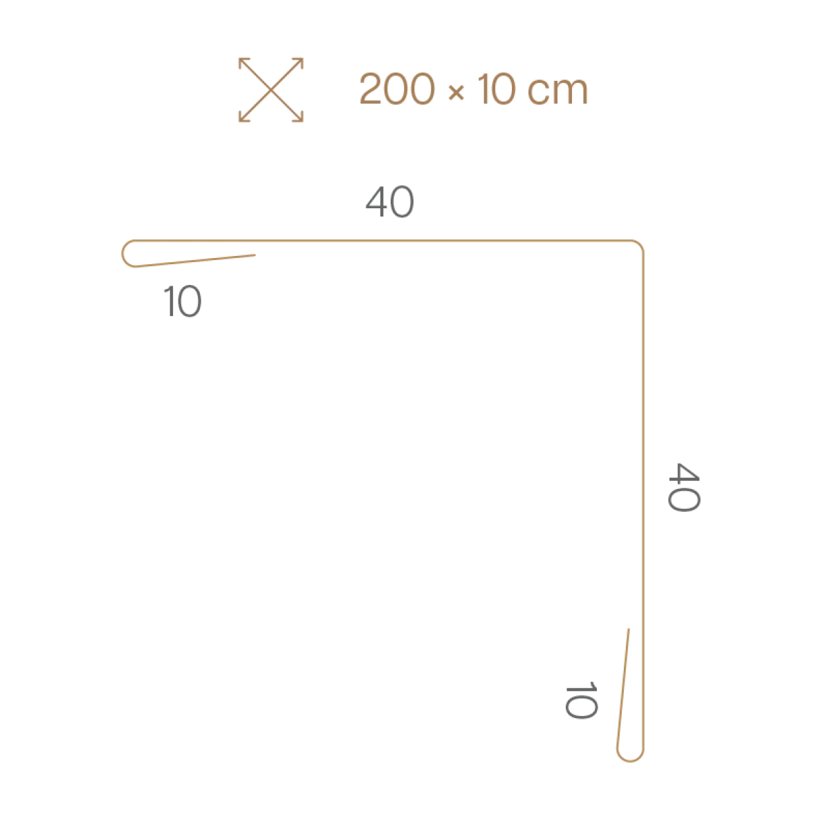 Profil d'angle extérieur pour tole de bardage Blanc Brillant