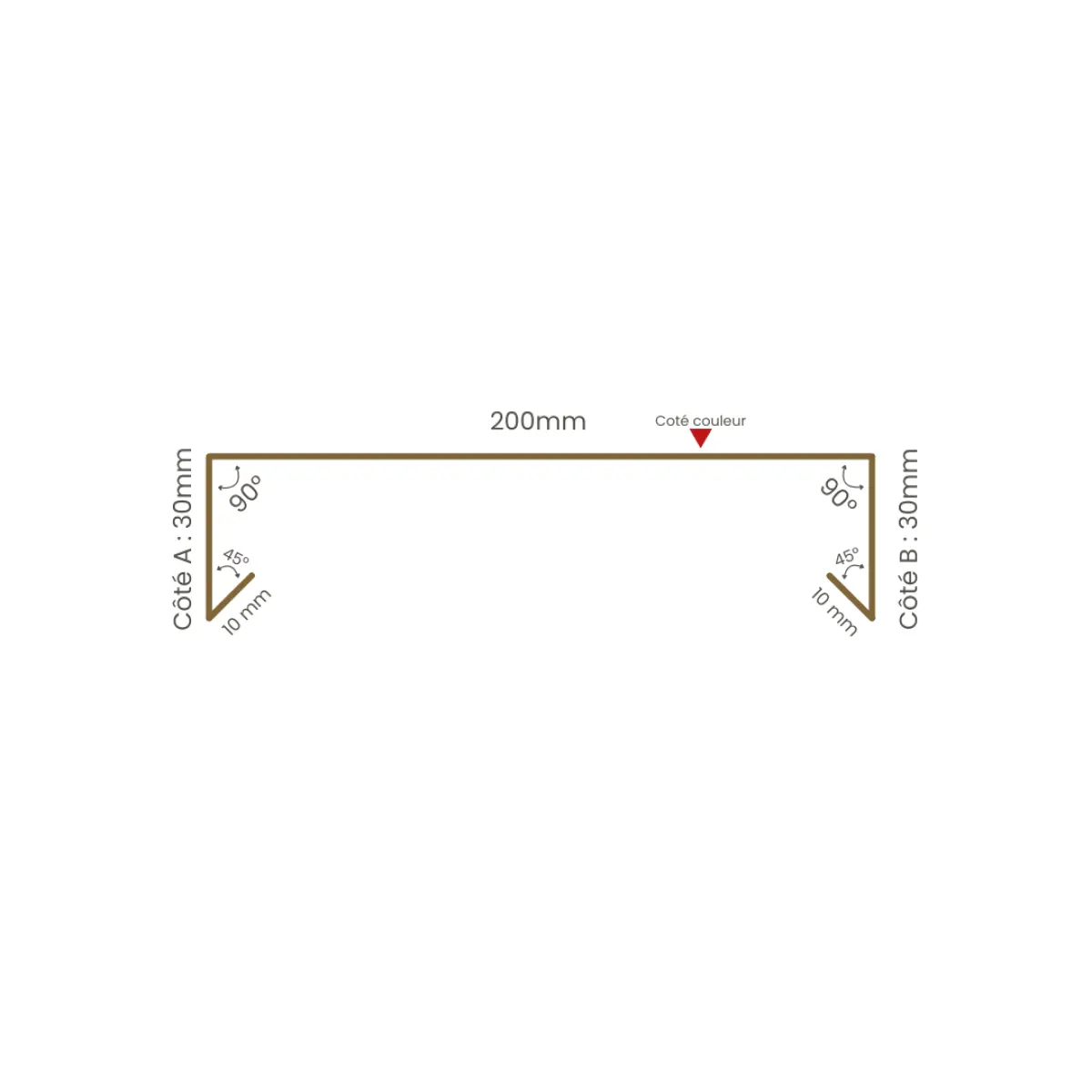 Couvertine Aluminium Blanc Brillant