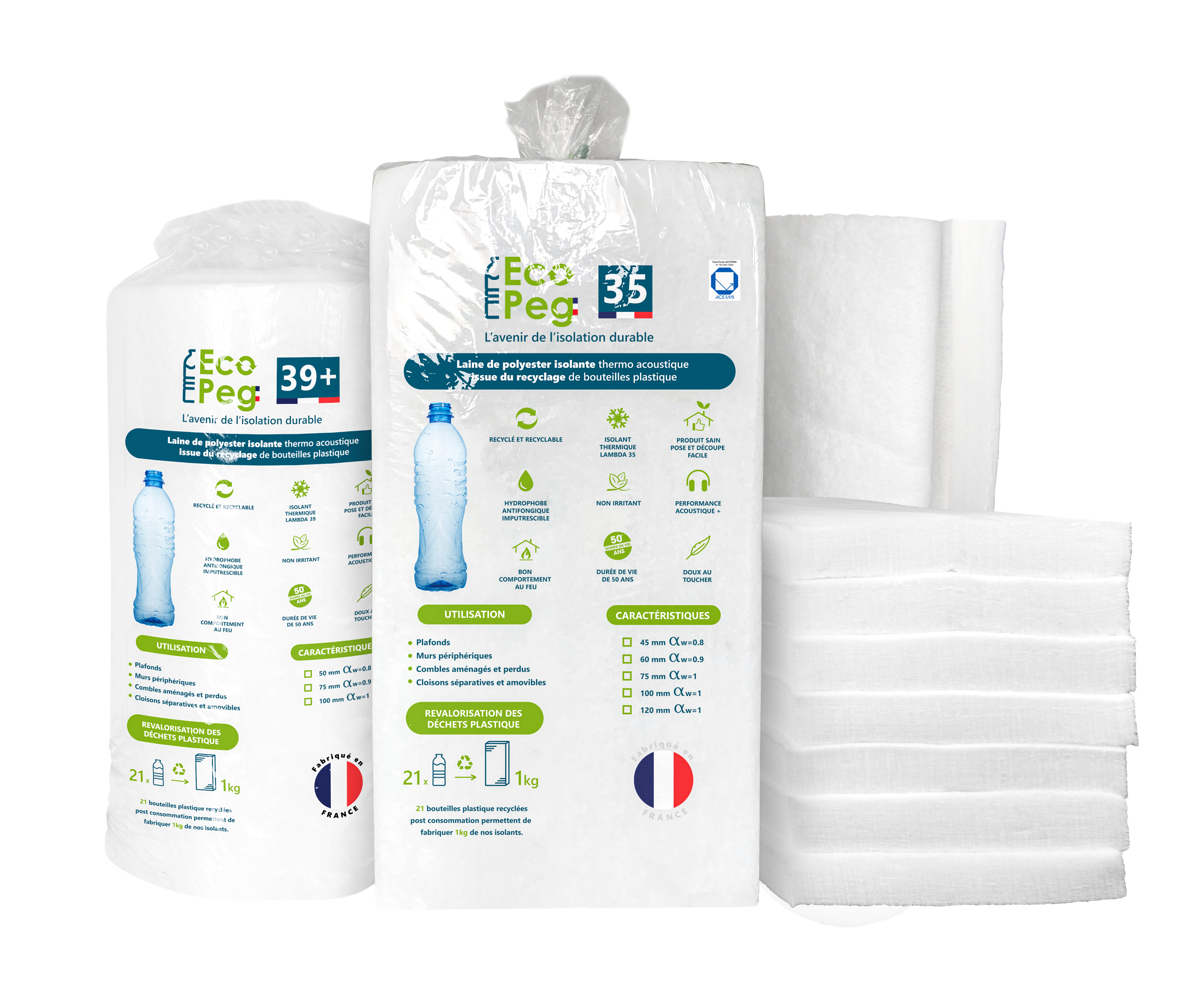 Isolation bardage extérieur EcoPeg