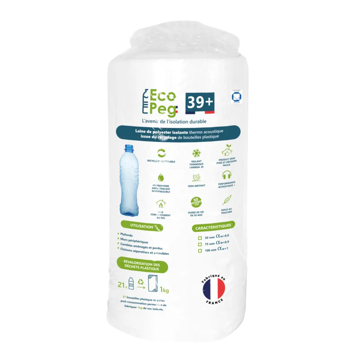 Rouleaux isolation Ecopeg 39+