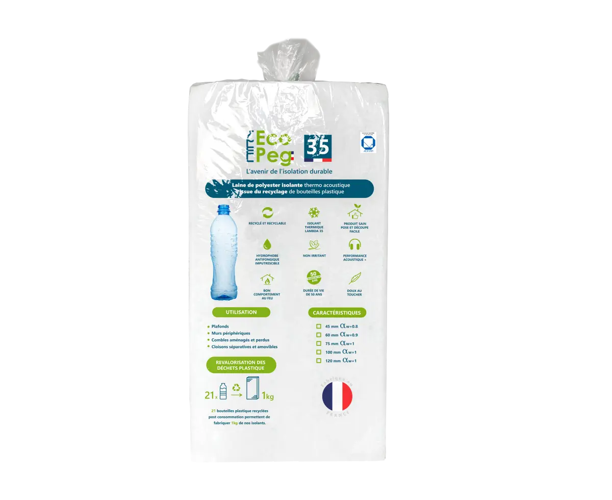 Panneaux isolation Ecopeg 35+