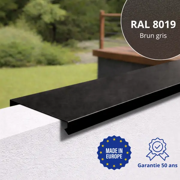 Couvertine Brun Gris Mat