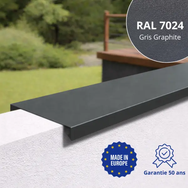 Couvertine Gris Graphite Mat