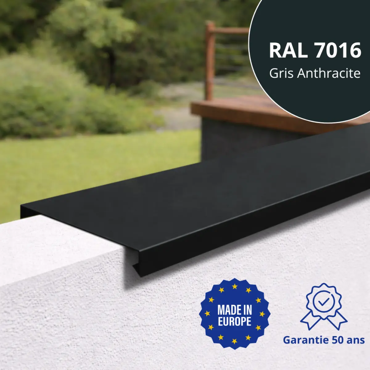 Couvertine Gris Anthracite Mat