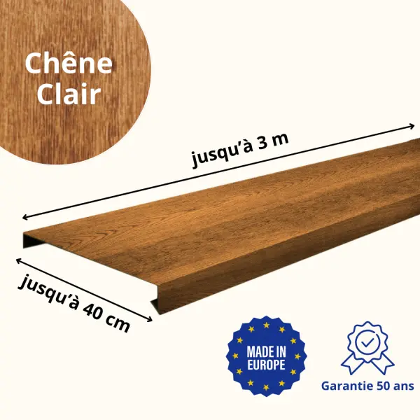 Couvertine Chêne Clair 3D - 2