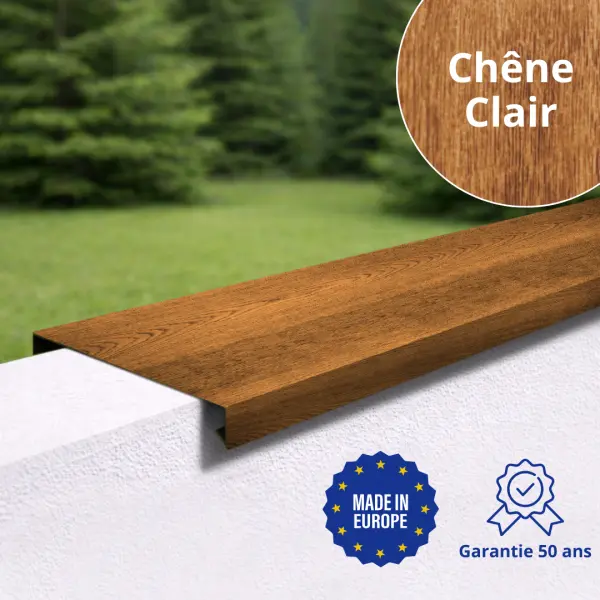 Couvertine Chêne Clair 3D