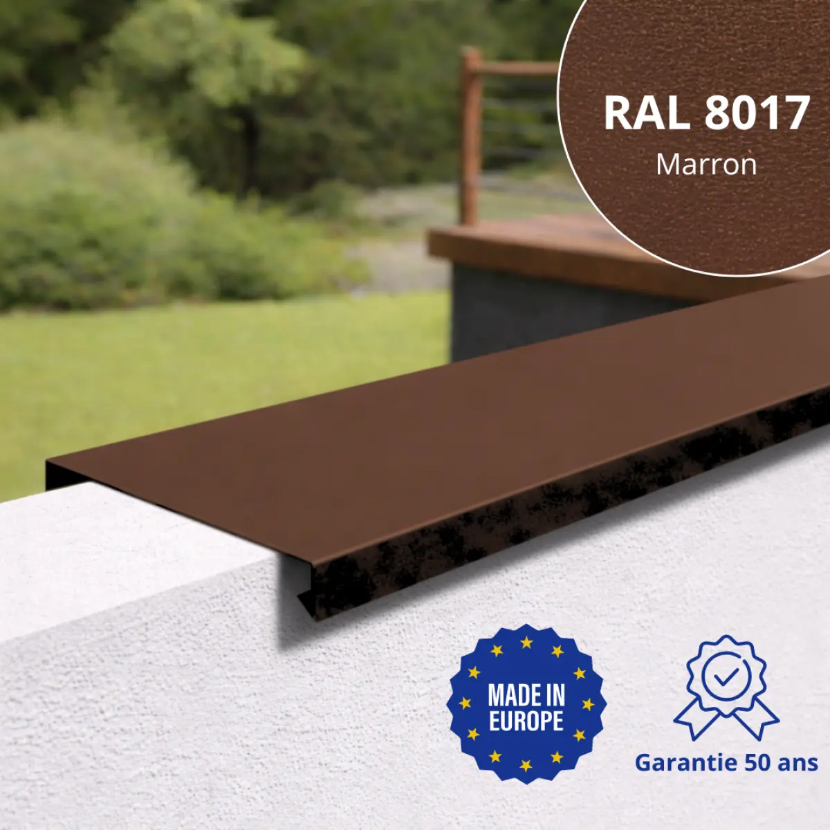 Couvertine Marron Mat