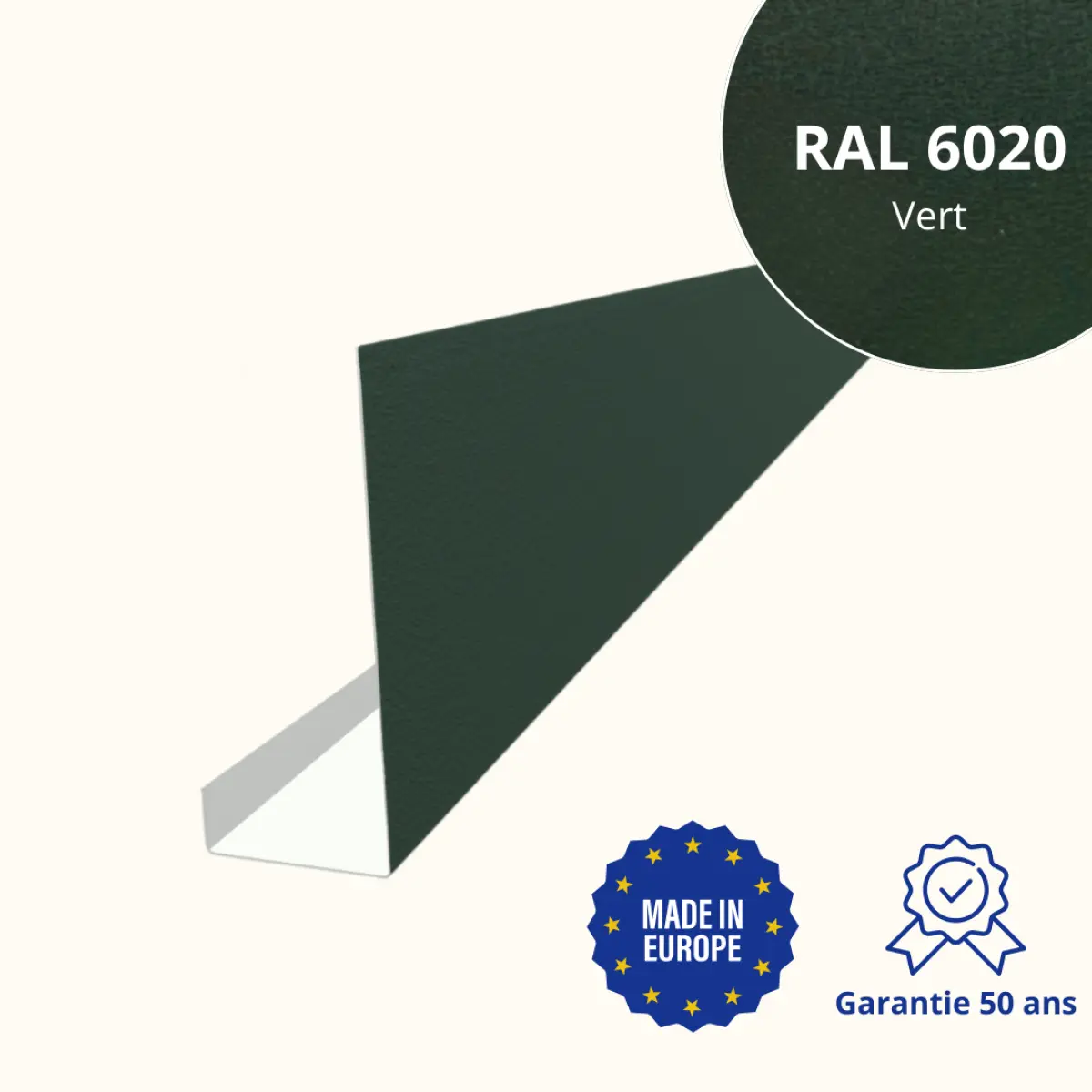 Habillage de bandeau Vert Mat