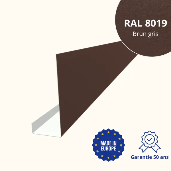 Habillage de bandeau Brun Gris Mat