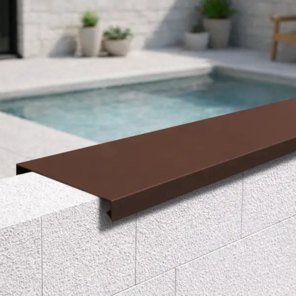 Couvertine Aluminium Marron Mat - 4
