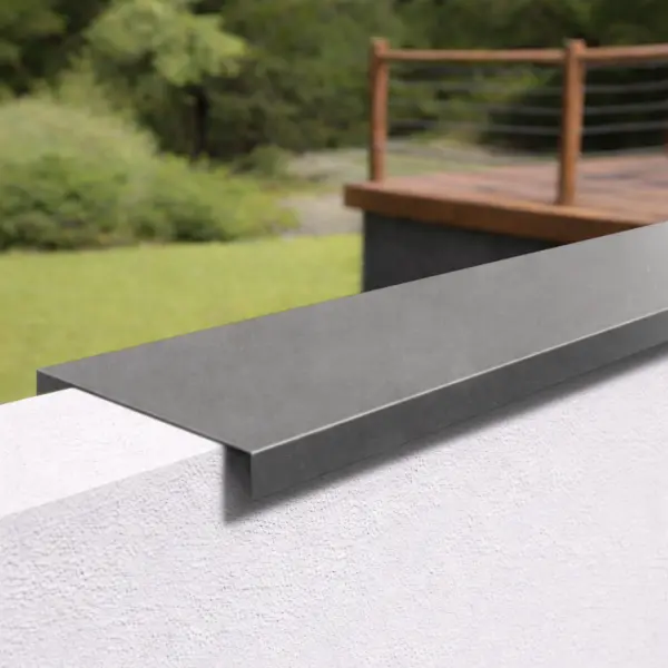 Couvertine Gris Clair Brillant - 4