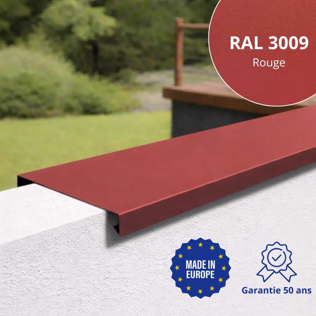 Couvertine Rouge mat