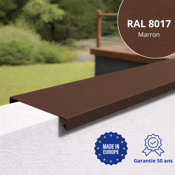 Couvertine Marron mat - 1