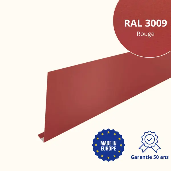 Habillage de gouttière Rouge Mat