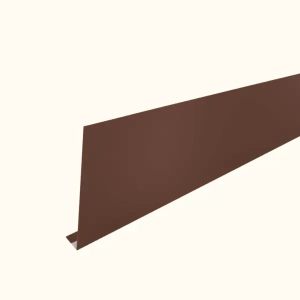 Habillage de gouttière Marron Mat - 4