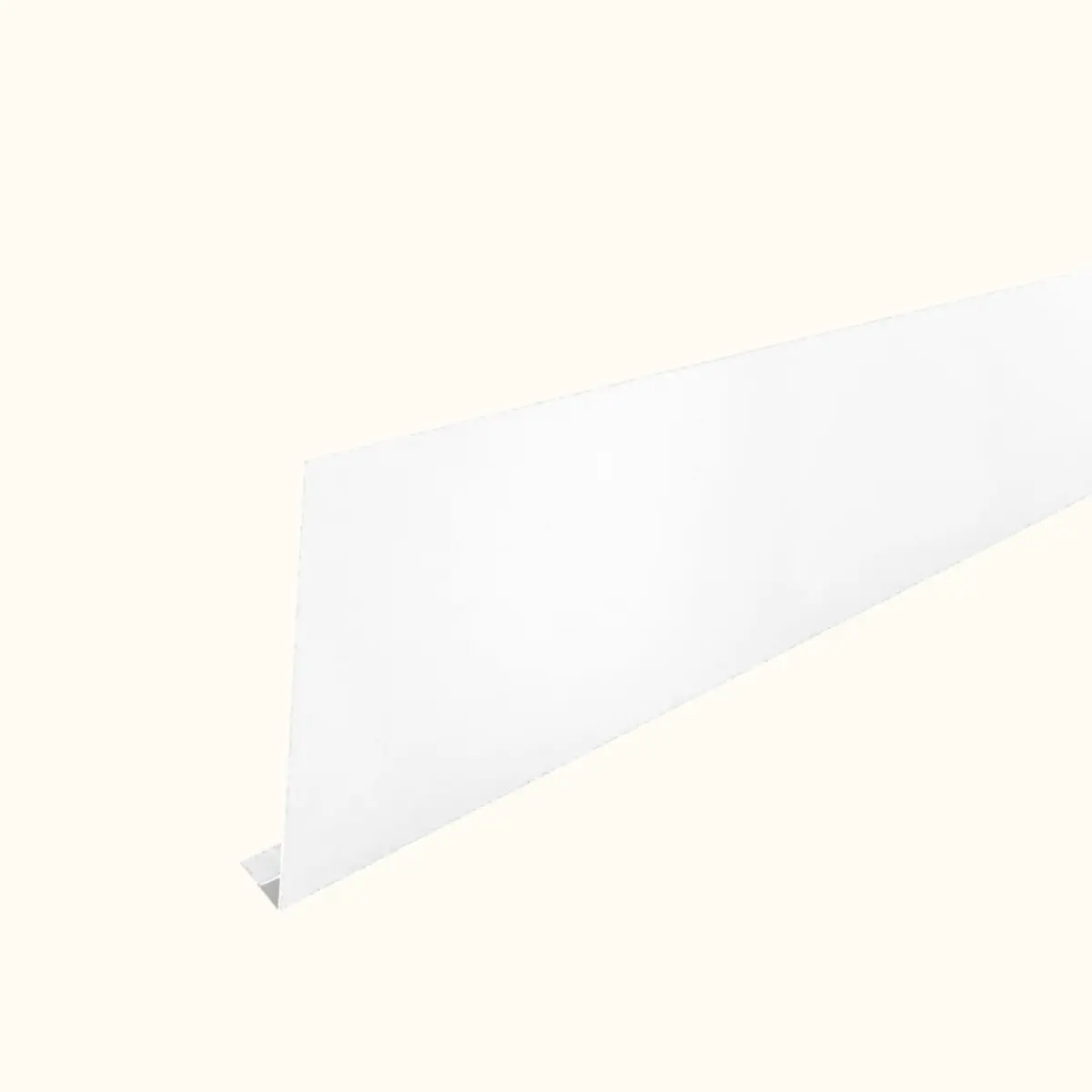 Habillage de gouttière Blanc Brillant