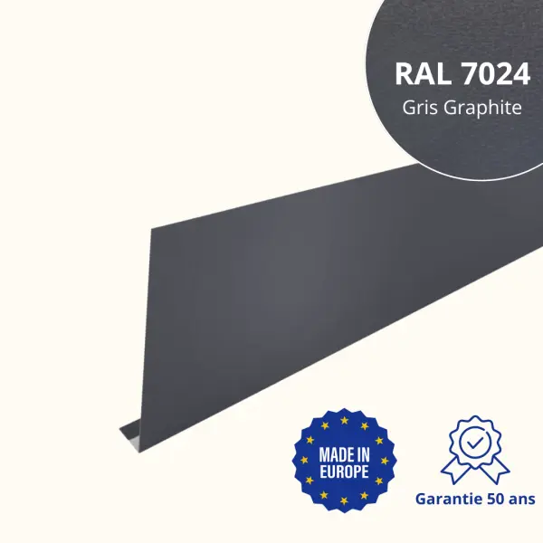 Habillage de gouttière Gris Graphite Mat