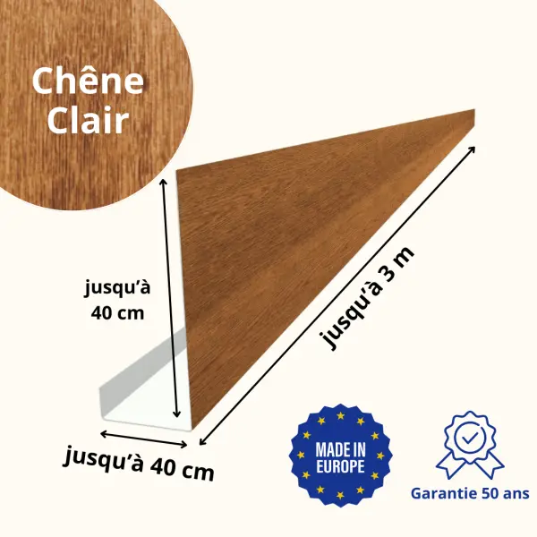 Habillage de bandeau Chêne Clair 3D - 2