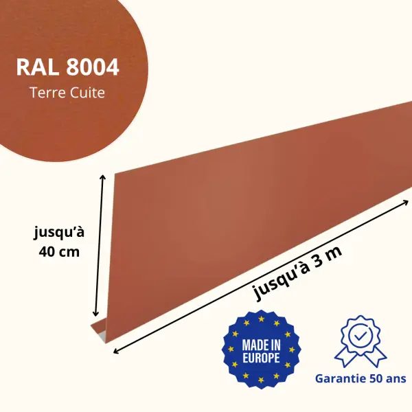 Habillage de gouttière Terrecuite Mat - 2