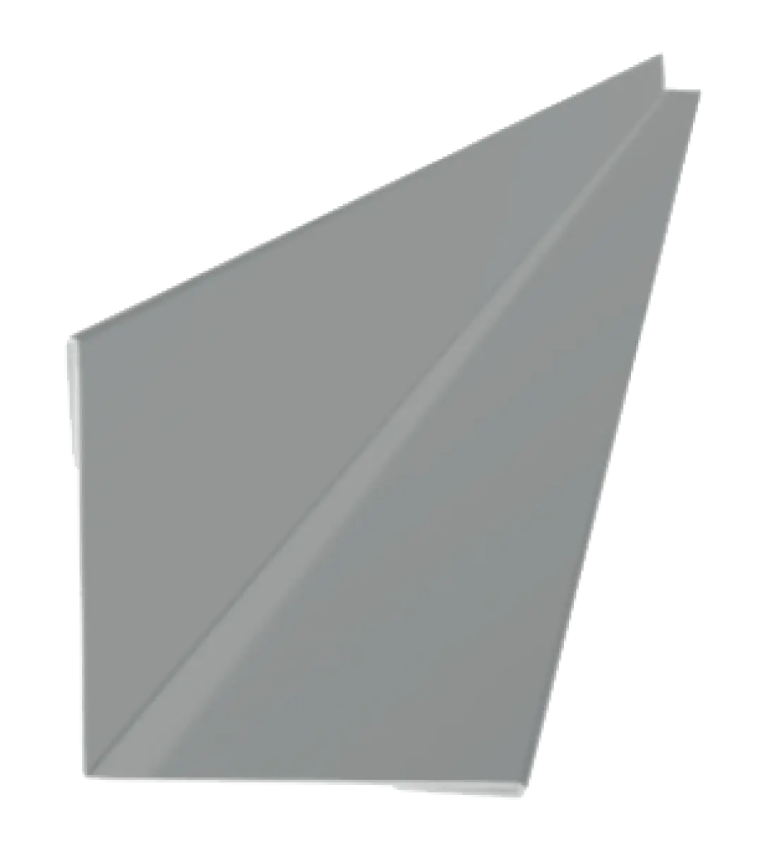 Profil d'angle intérieur pour tole de bardage Aluminium Blanc Brillant