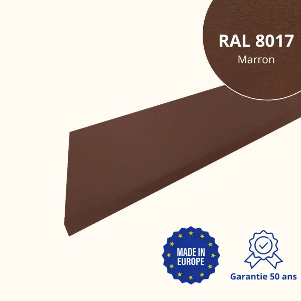 Habillage de rive Marron Mat