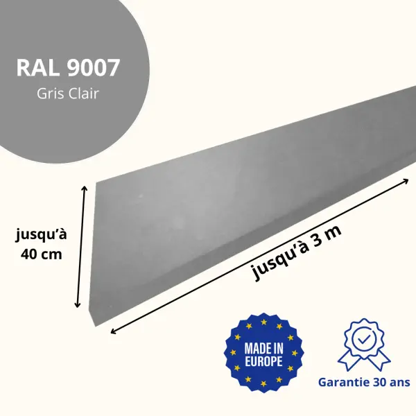 Habillage de rive Gris Clair Brillant - 2