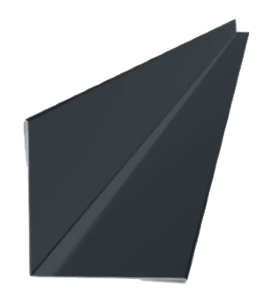 Profil d'angle intérieur pour tole de bardage Gris Anthracite Mat - 1