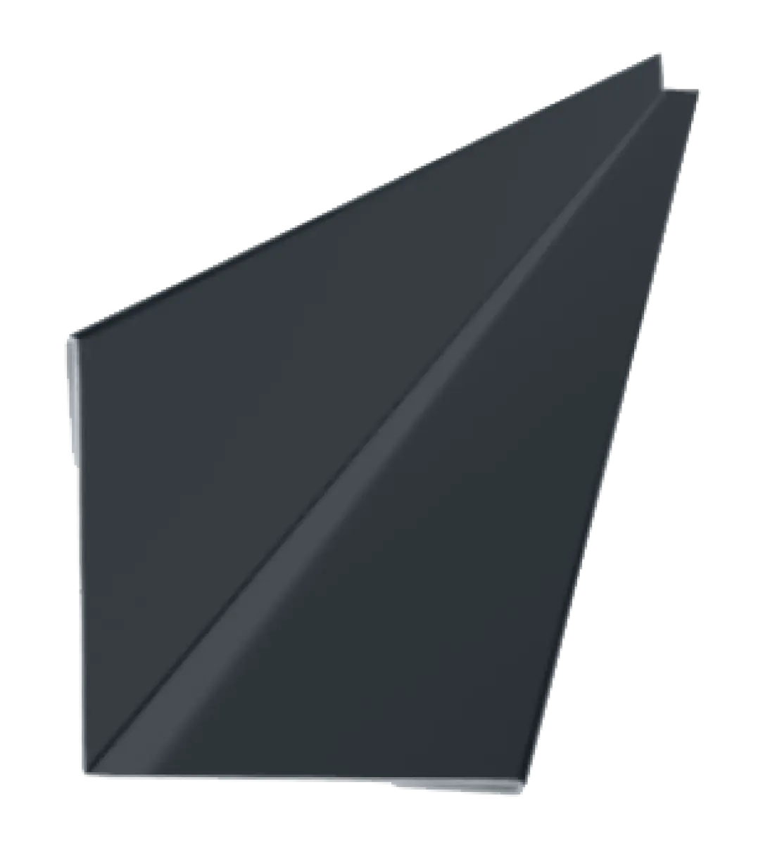 Profil d'angle intérieur pour tole de bardage Gris Anthracite Mat