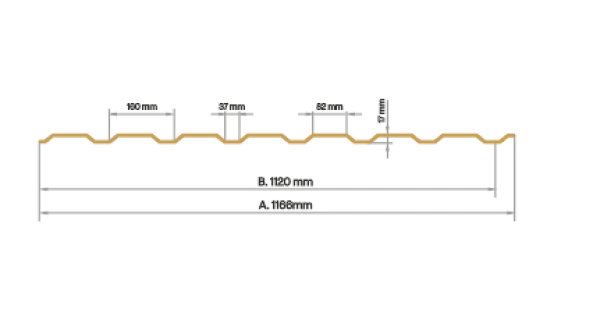 Tôle de bardage bac acier Vigo Gris Anthracite Mat - 3