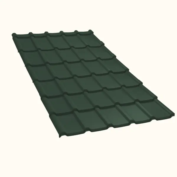 Tôle imitation tuile Allano Vert Mat - 3