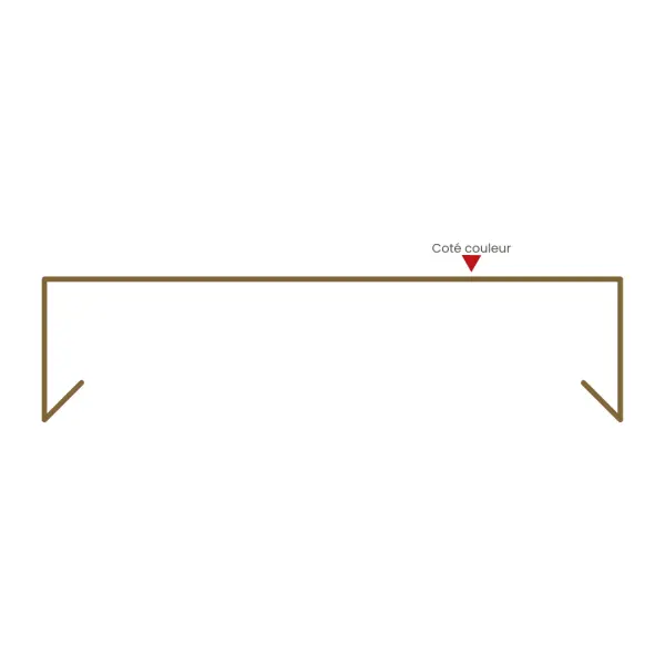 Couvertine sur mesure Gris Anthracite mat