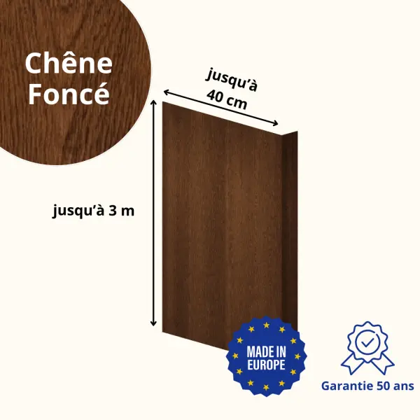 Habillage de tableau Chêne Foncé - 2