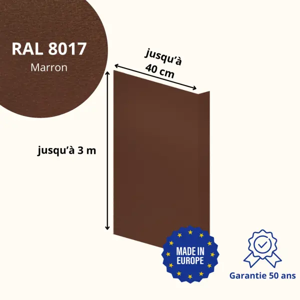 Habillage de tableau Marron Mat - 2