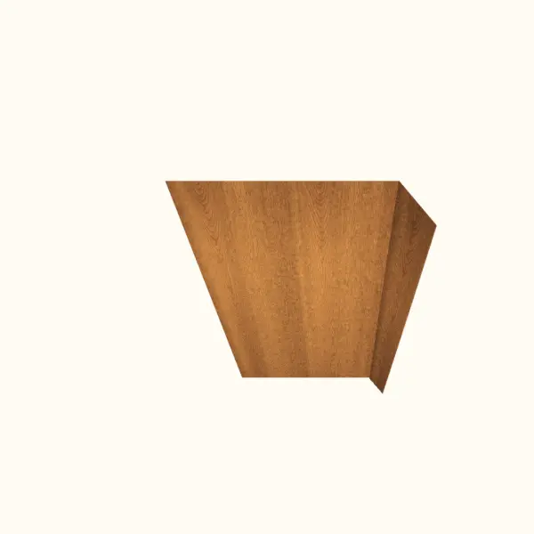 Habillage de linteau Chêne Clair 3D - 4