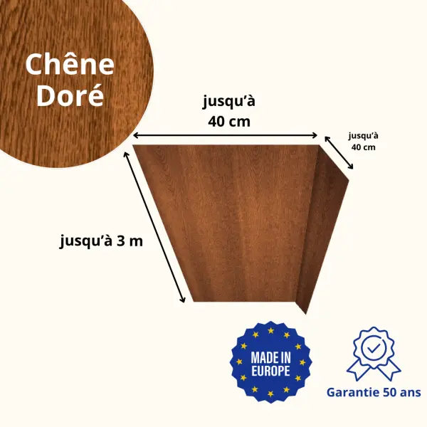 Habillage de linteau Chêne Doré 3D - 2