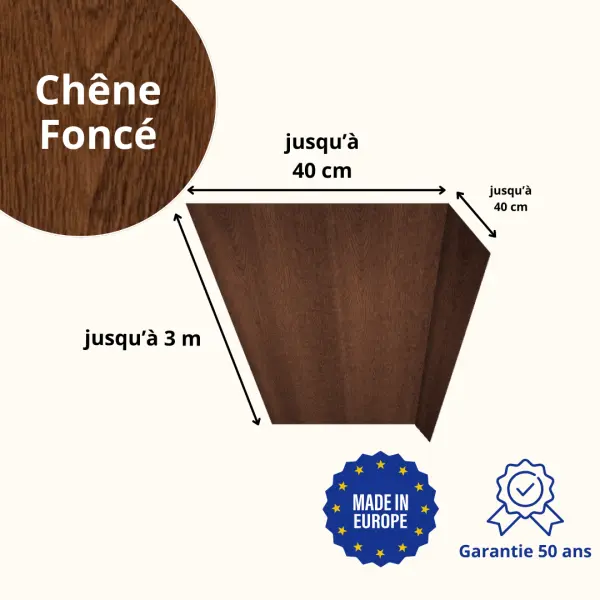 Habillage de linteau Chêne Foncé - 2