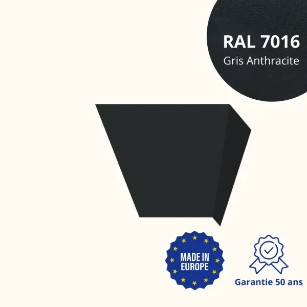 Habillage de linteau Gris Anthracite Mat