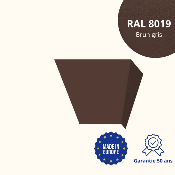 Habillage de linteau Brun Gris Mat