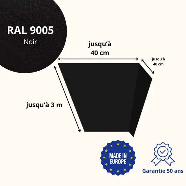 Habillage de linteau Noir Mat - 2