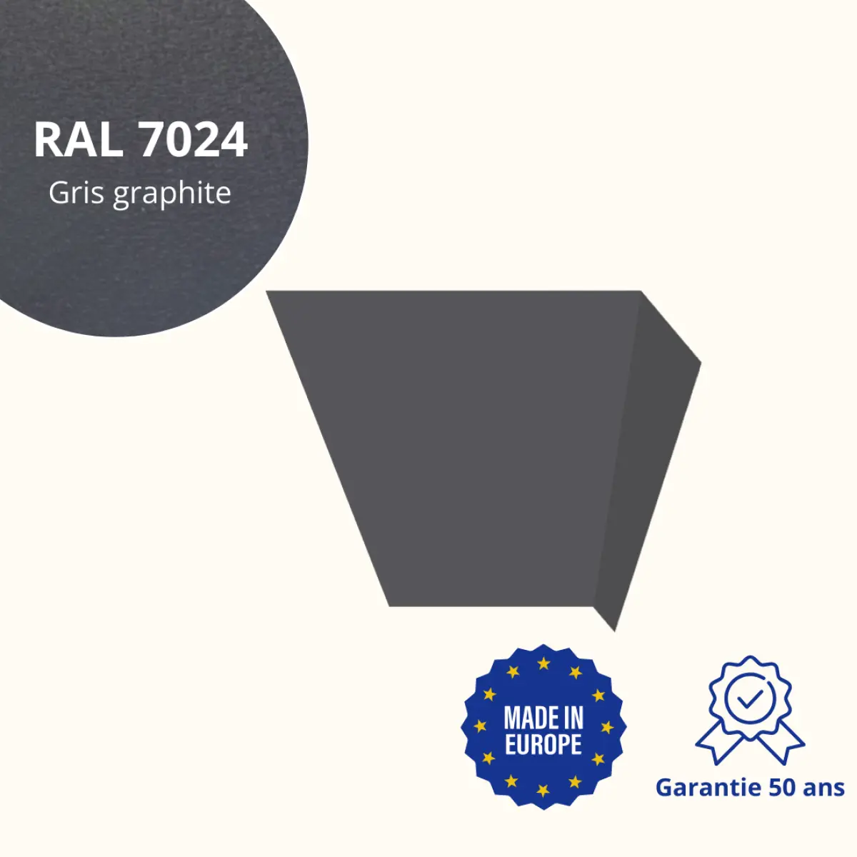 Habillage de linteau Gris Graphite